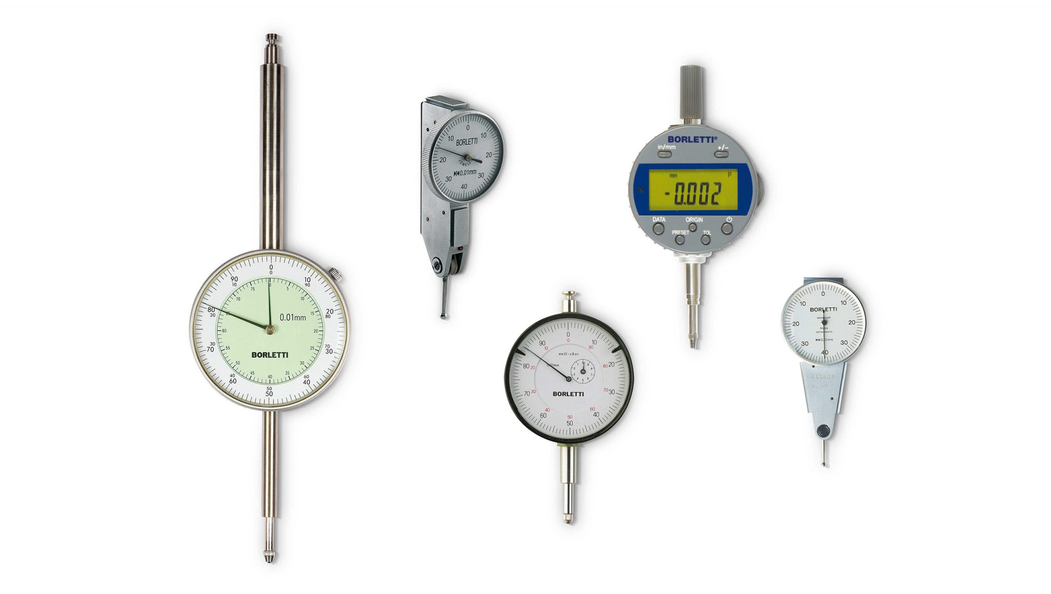 Micrometri Calibri Comparatori Blocchetti di riscontro Basi magnetiche ...